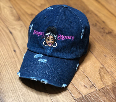 Mahogany Honey Denim Dad Hat