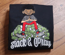 Load image into Gallery viewer, Stack &amp; Pray Chenille Patch Hoodie 
